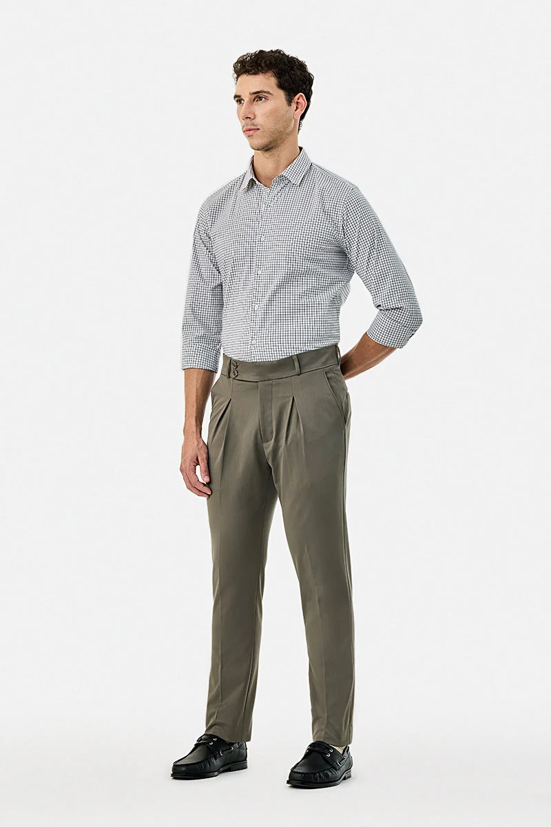 SNITCH Relaxed Fit Grey Trousers